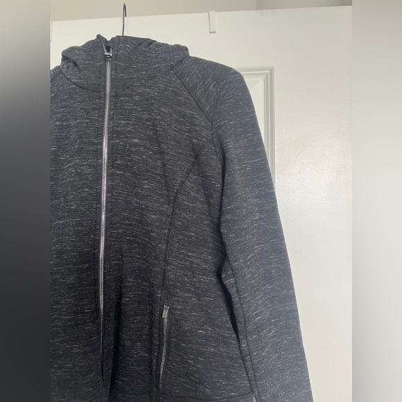 Women’s Athleta charcoal fur lined full zip - Picture 2 of 6